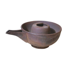 画像をギャラリービューアに読み込む, 片口冷酒器 炭焼 (大・小)(氷入れ付)