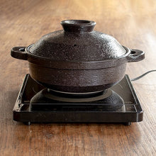 画像をギャラリービューアに読み込む, IH対応ヘルシー蒸し鍋「優」黒釉(大・小)