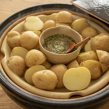 画像をギャラリービューアに読み込む, ヘルシー蒸し鍋(黒)大・中